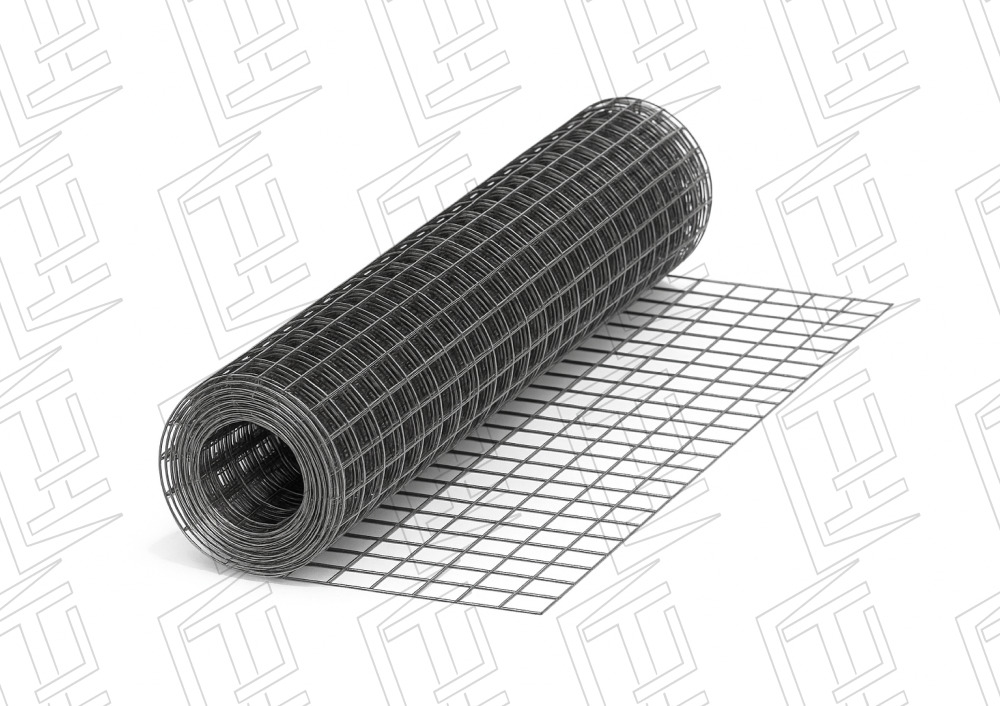 Сетка в рулоне стальная дорожная 25x25x1,4 мм светлая (1,0*50м)