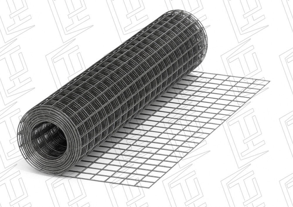 Сетка в рулоне стальная дорожная 50x50x1,6 мм оцинкованная (1,0*50м)