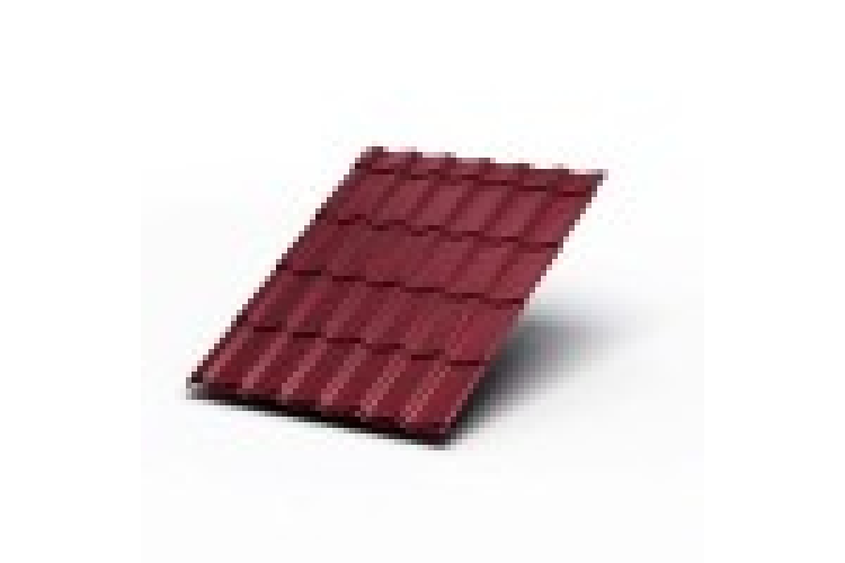 Металлочерепица Монтеррей 0,45 мм RR 29 Вишневый Металлочерепица Монтеррей 0,45 мм RR 29 Вишневый