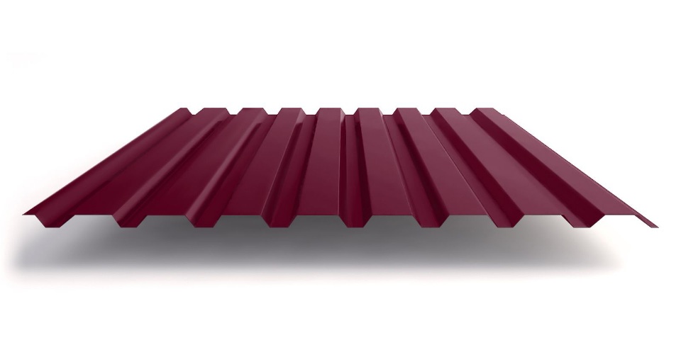 Профнастил МП20 0,4 мм RAL 3005 Вишневый